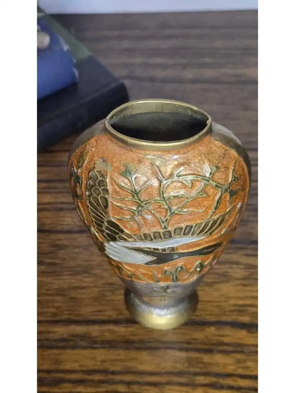 Vintage Brass Mallard Duck Vase, GLOWER